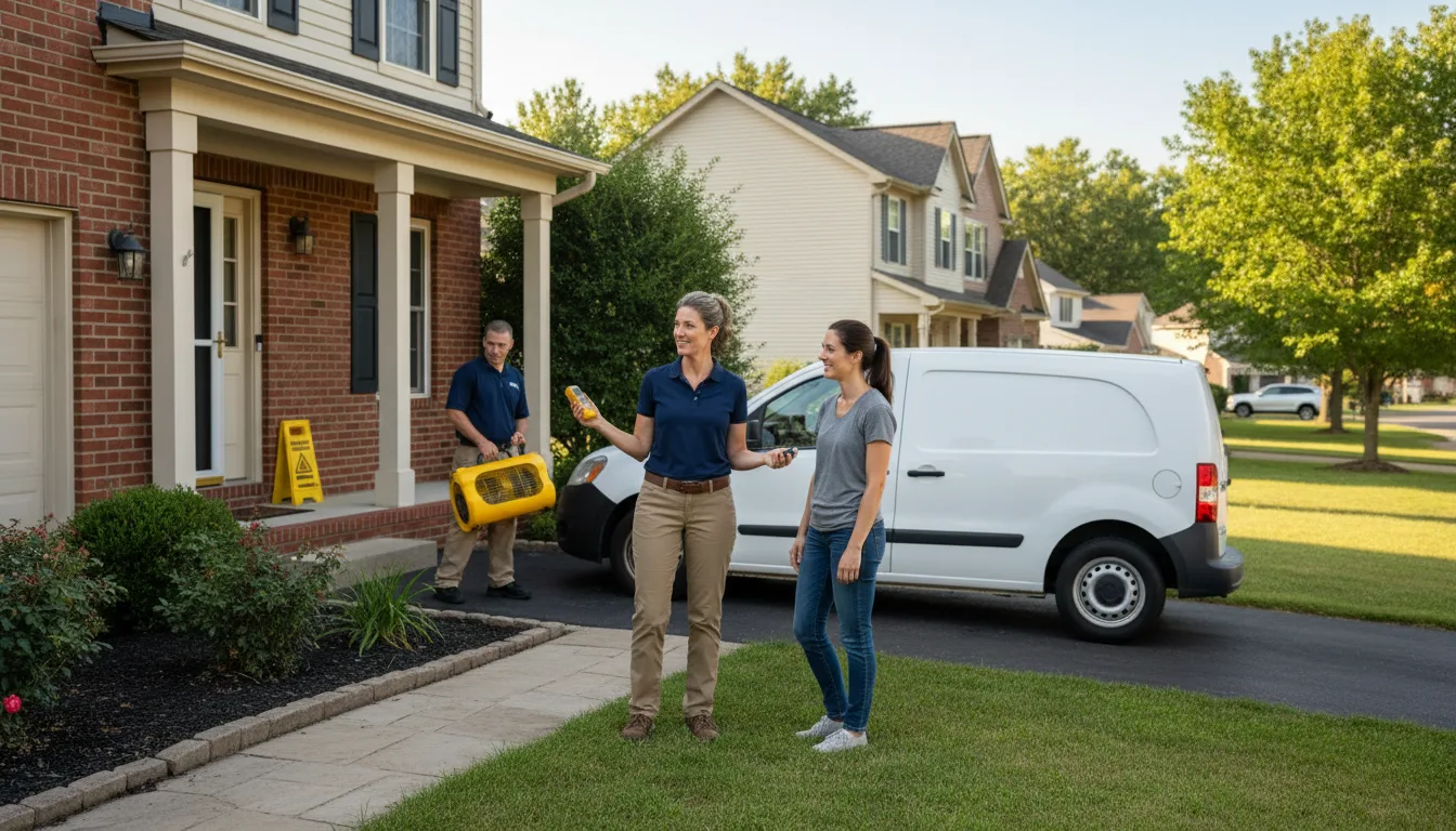 Water restoration image for Water Damage & Restoration Services in Corona, SD